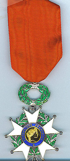 Knight Medal of the French Legion d'honneur