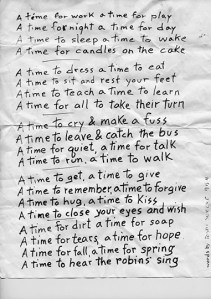 Words by Toshi Seeger 